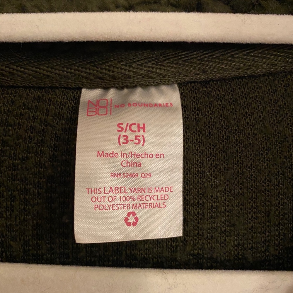 ☼ Olive quarter-zip Sherpa - Picture 7 of 7